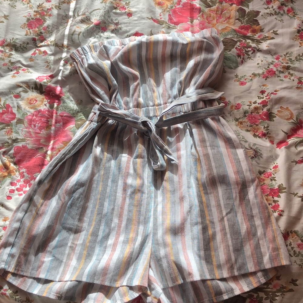 Stripped Romper